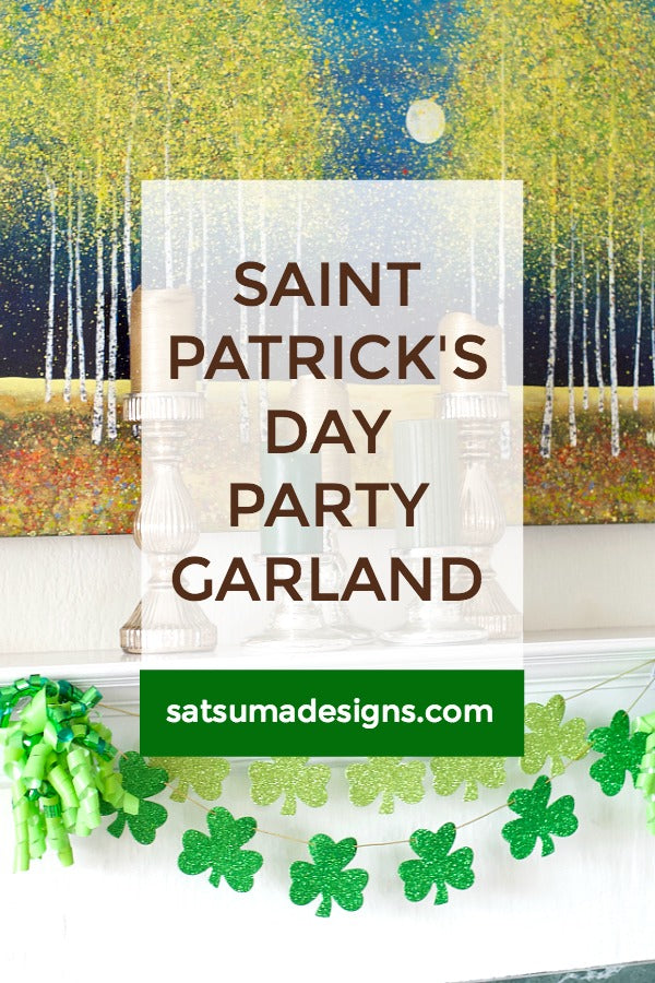 St. Patrick's Day Party Garland