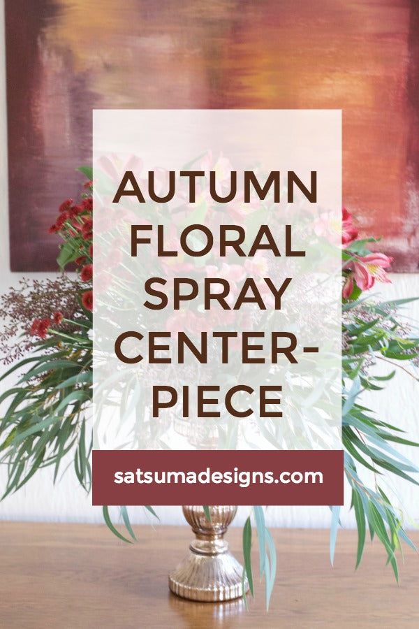 Autumn Floral Spray Centerpiece