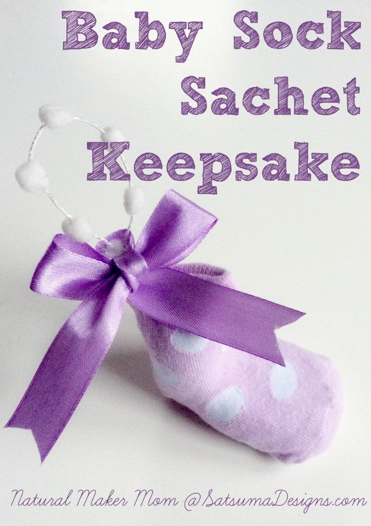 DIY Baby Sock Sachet Party Favor and Keepsake