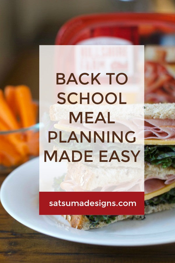 Ad | USA Road Trip Meal Plan | Back to School Meal Planning Made Easy