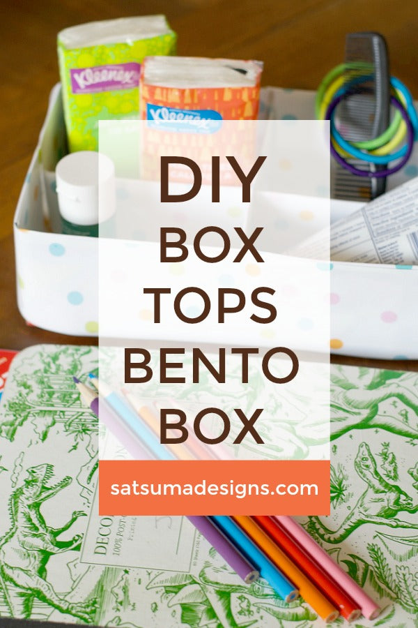 DIY Box Tops Bento Box for Back to School