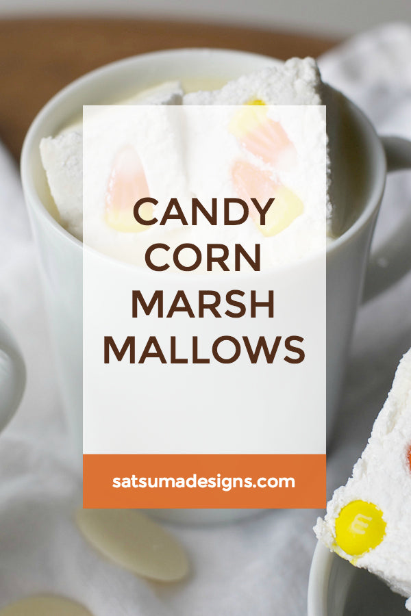 Candy Corn Marshmallows | White Hot Chocolate Recipe