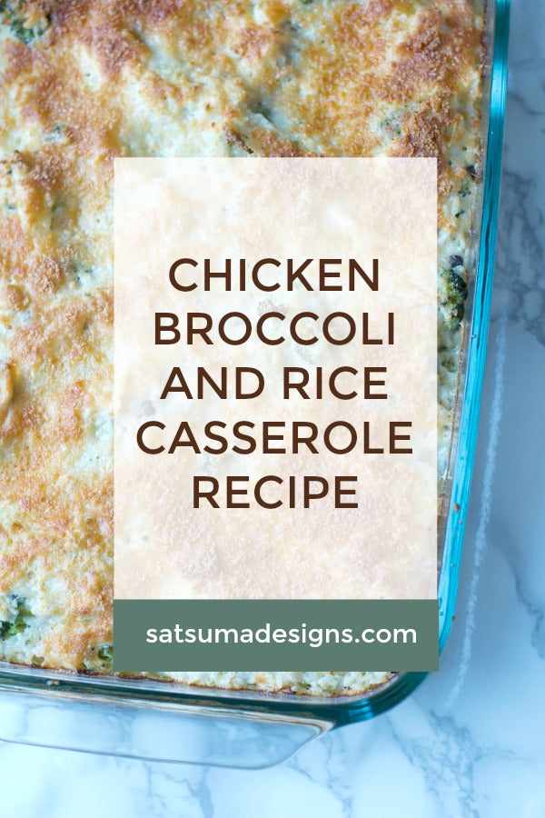 Chicken, Broccoli and Rice Casserole Recipe