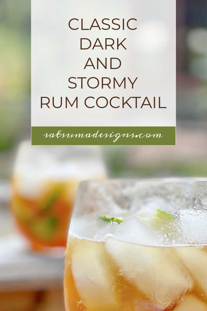 How To Make a Classic Dark and Stormy Rum Cocktail