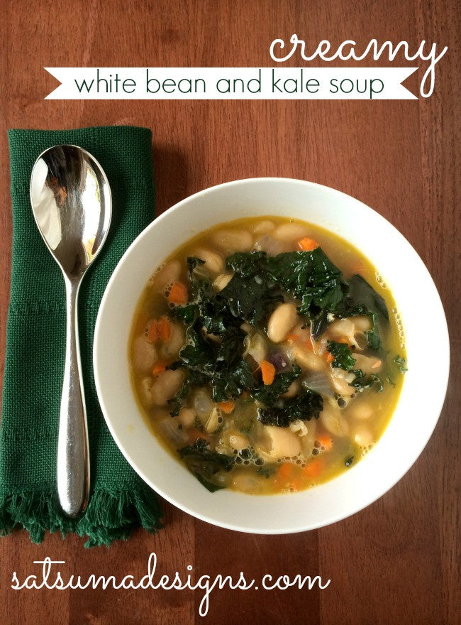 Creamy White Bean and Kale Soup