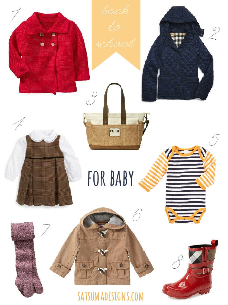 Current Craving: Back to School for Baby