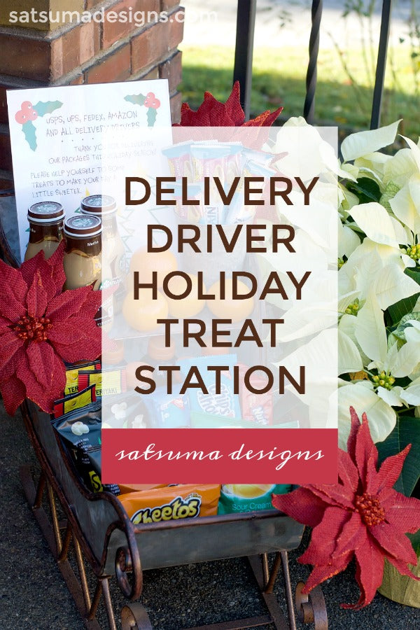 Delivery Driver Holiday Treat Station