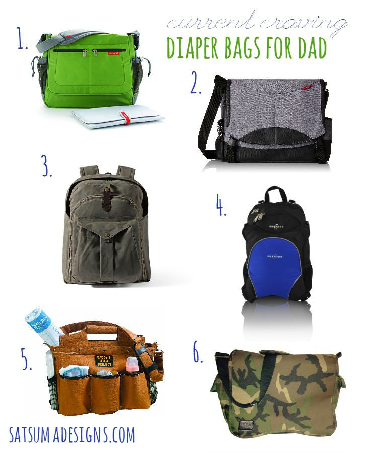 Current Craving: Diaper Bags for Dads
