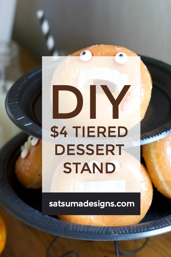 DIY $4 Tiered Dessert Stand