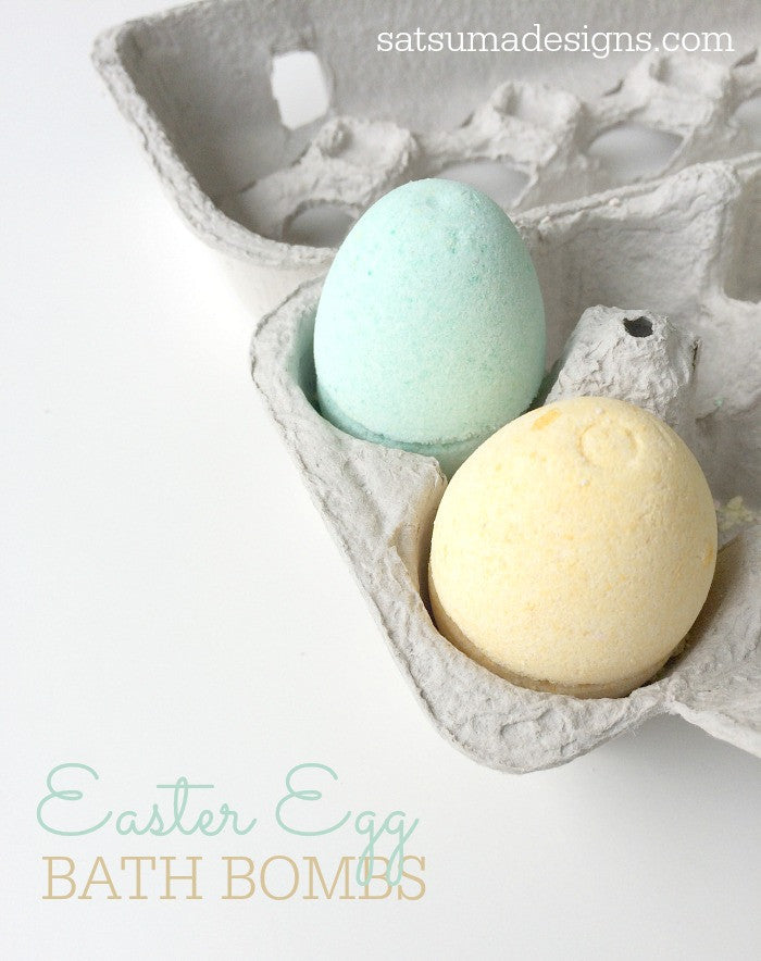 Make Easter Egg Bath Bombs