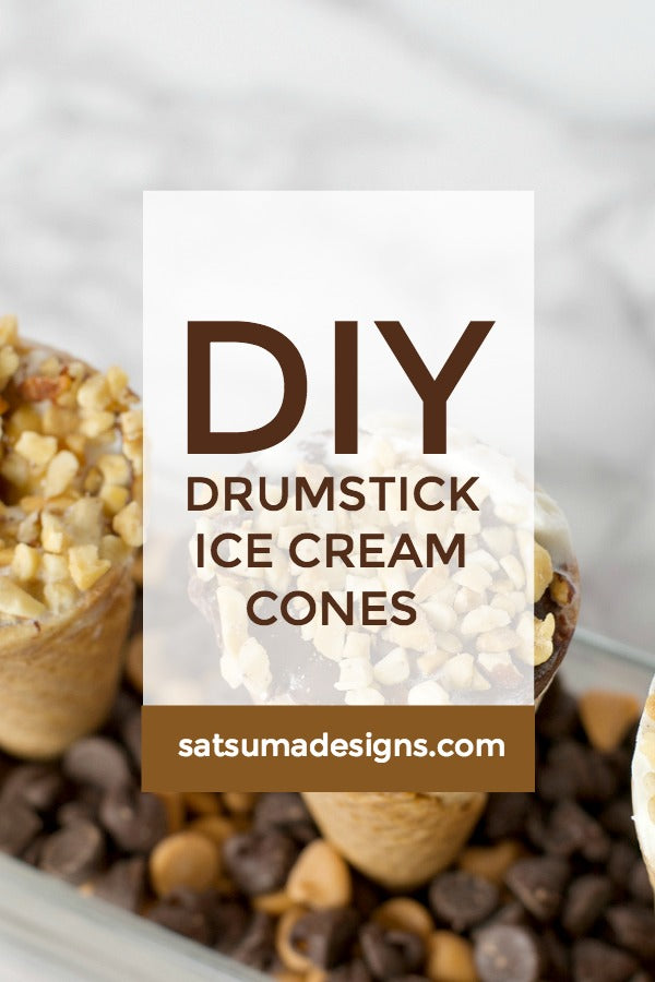 DIY Drumstick Ice Cream Cones