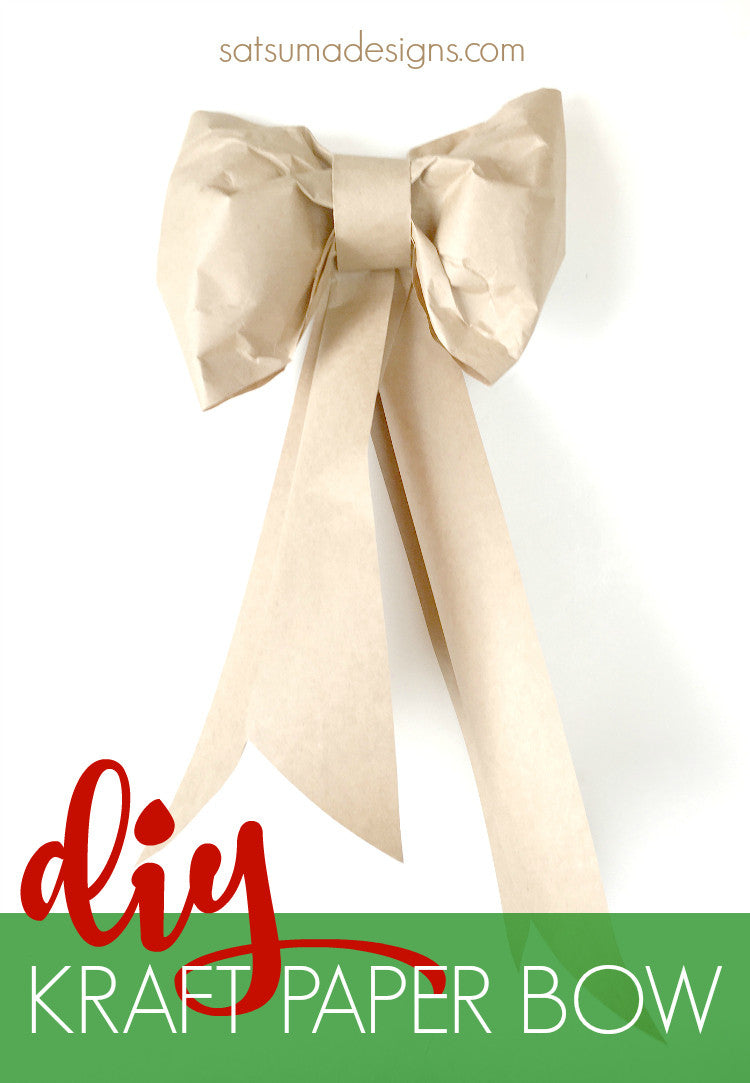 DIY Large Paper Bow