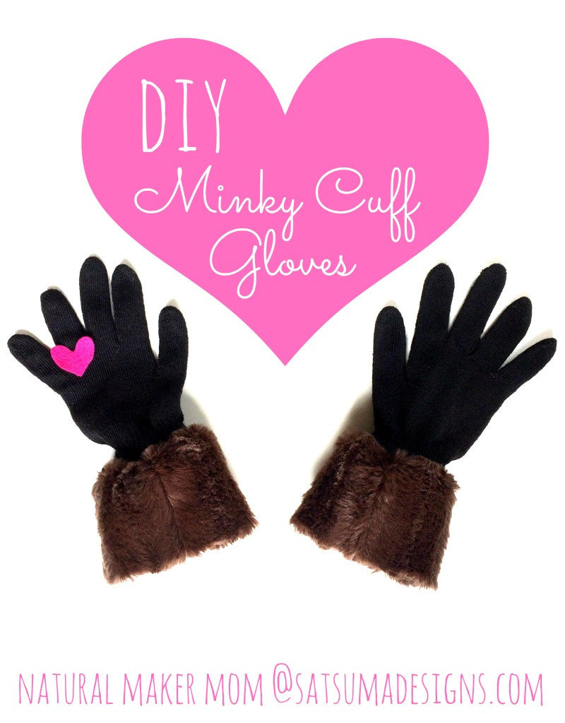 DIY Minky Cuff Gloves