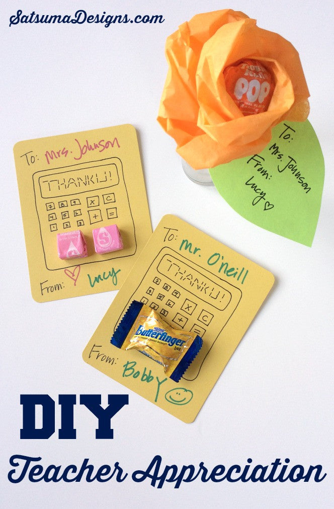 DIY Teacher Appreciation Gifts