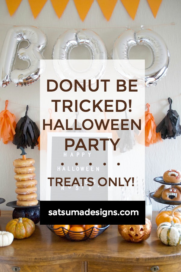 Donut Be Tricked! Halloween Party