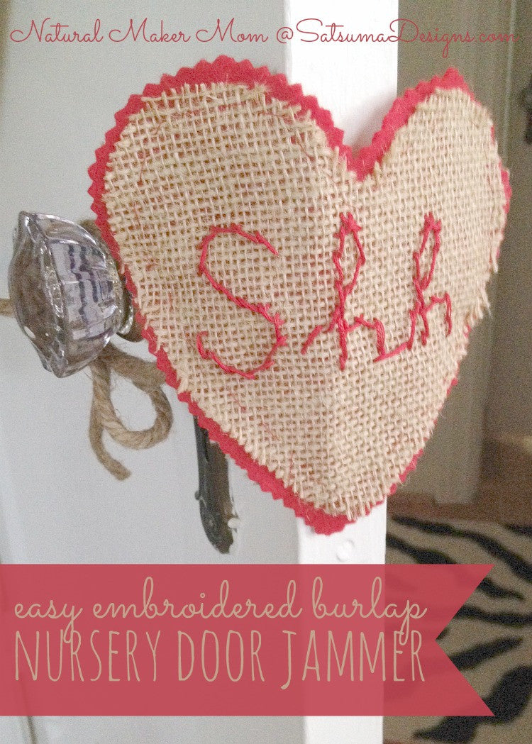 DIY Baby Nursery Door Jammer