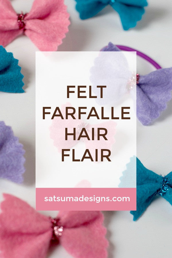 Felt Farfalle Hair Flair