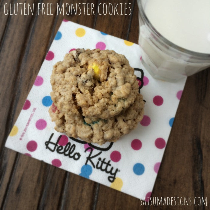 Gluten Free Monster Cookies