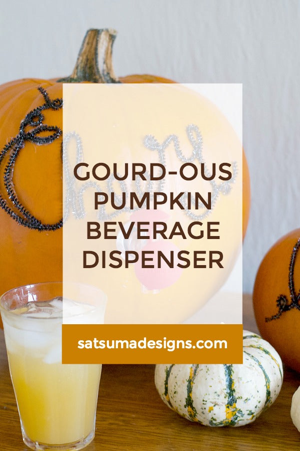 Gourd-ous Pumpkin Beverage Dispenser