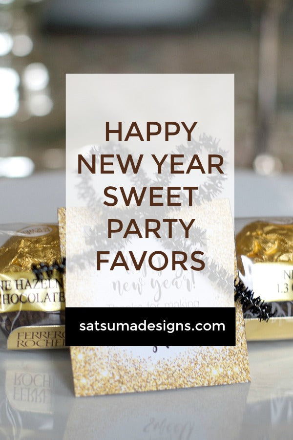 Happy New Year Sweet Party Favors