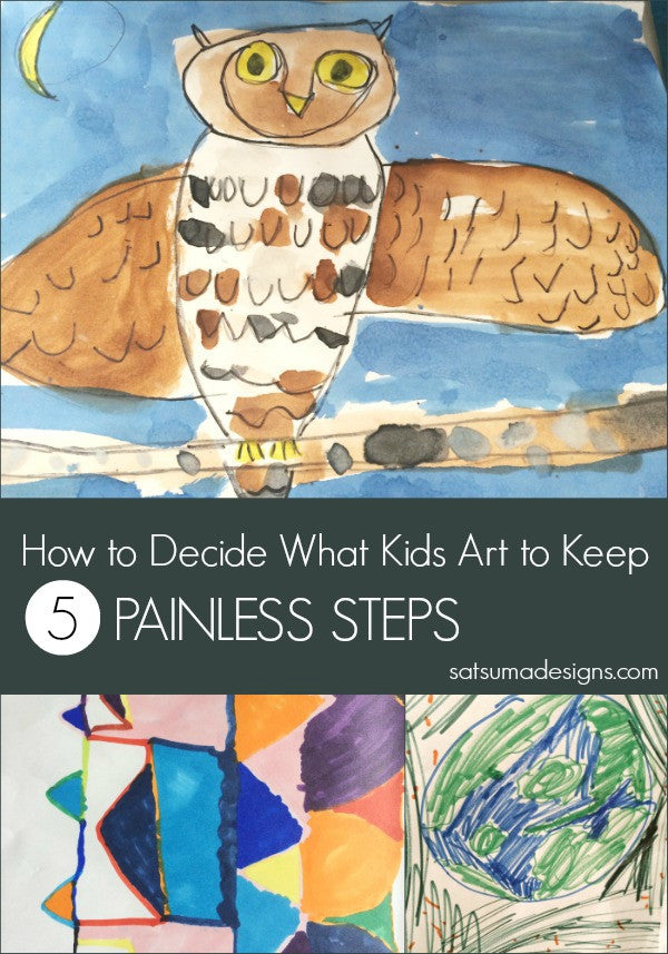 How to Decide What Kids Art to Keep