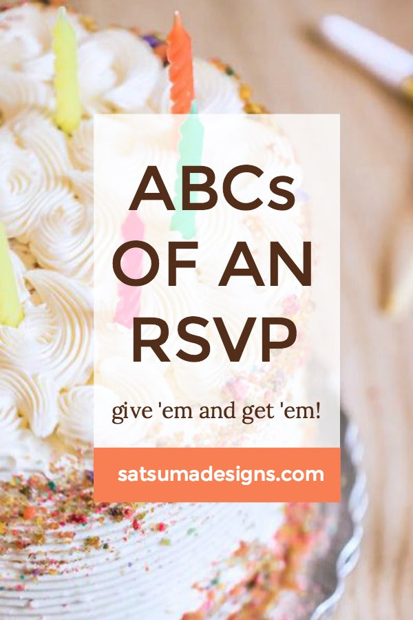 ABCs of an RSVP