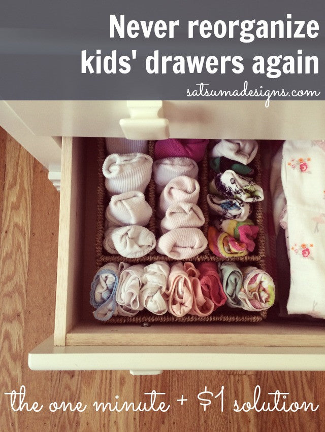 5 Easy Ways to Organize Kids' Drawers