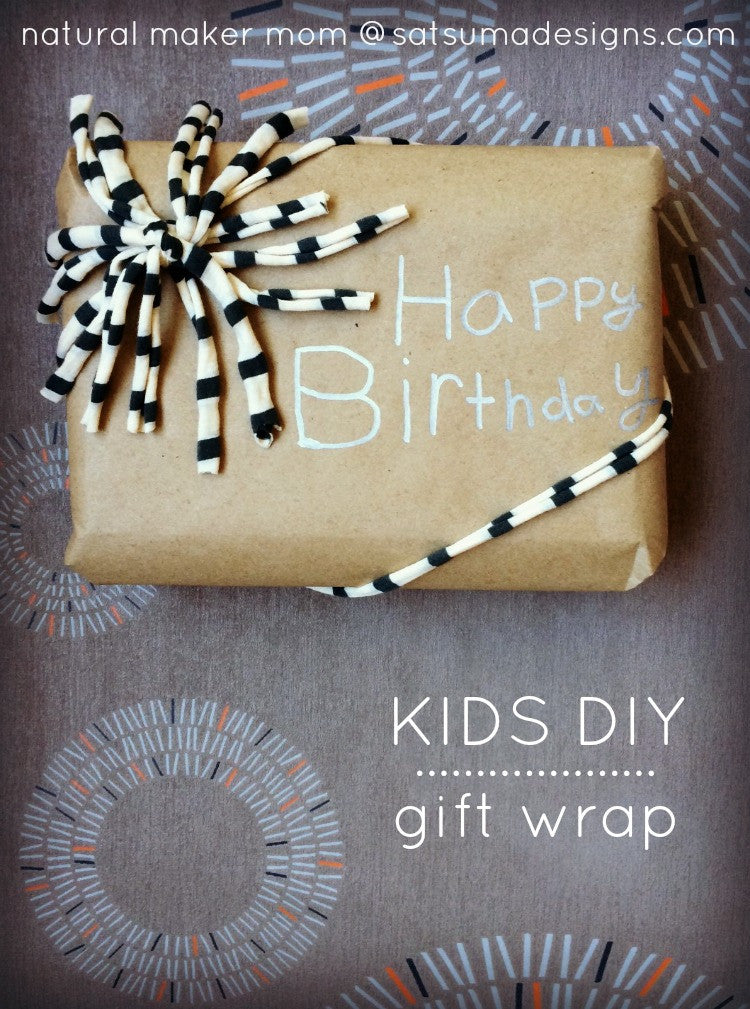 Kids DIY Gift Wrap