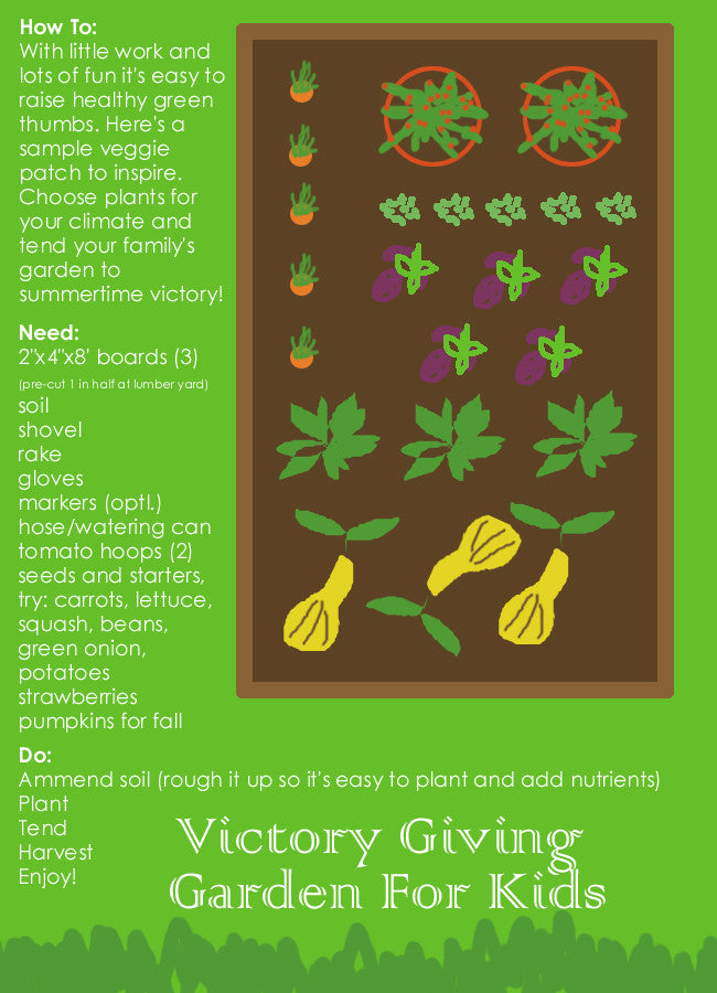 How to Plant a Giving Victory Garden with Kids
