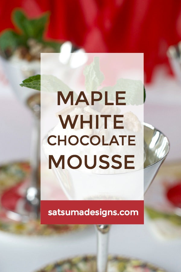 Maple White Chocolate Mousse