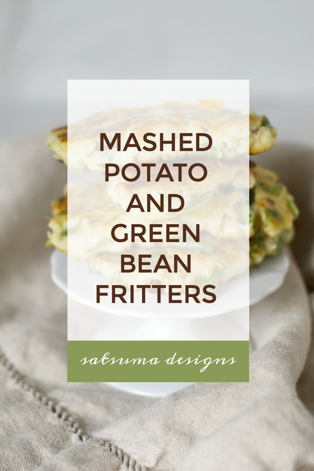Mashed Potato and Green Bean Fritters Recipe