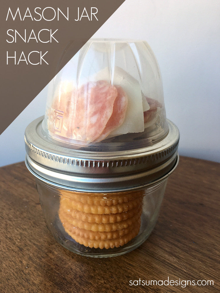 Mason Jar Lunch Pack Hack
