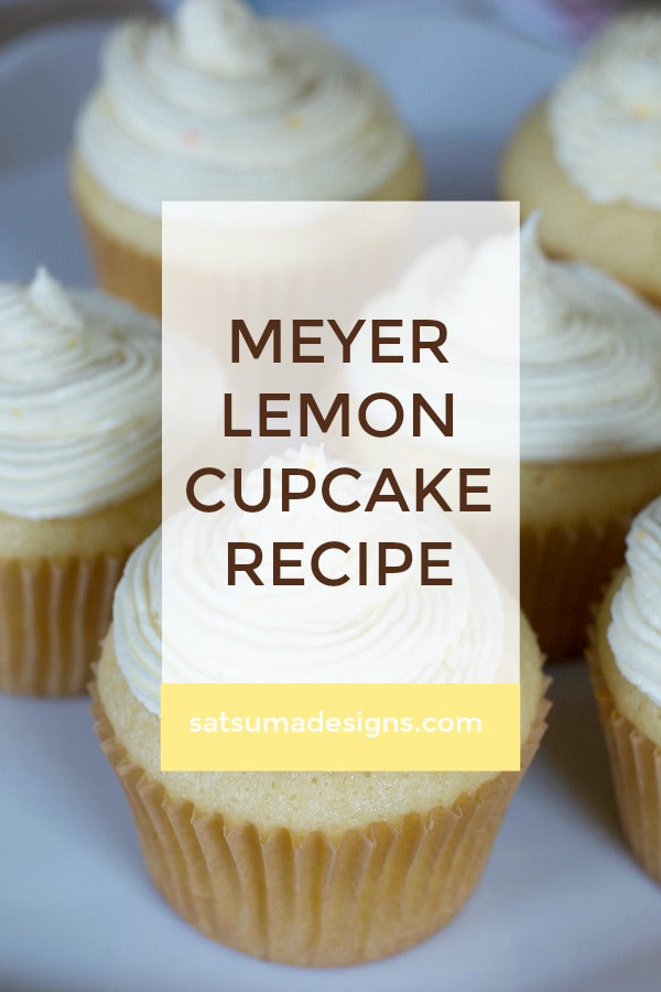 Meyer Lemon Cupcake Recipe