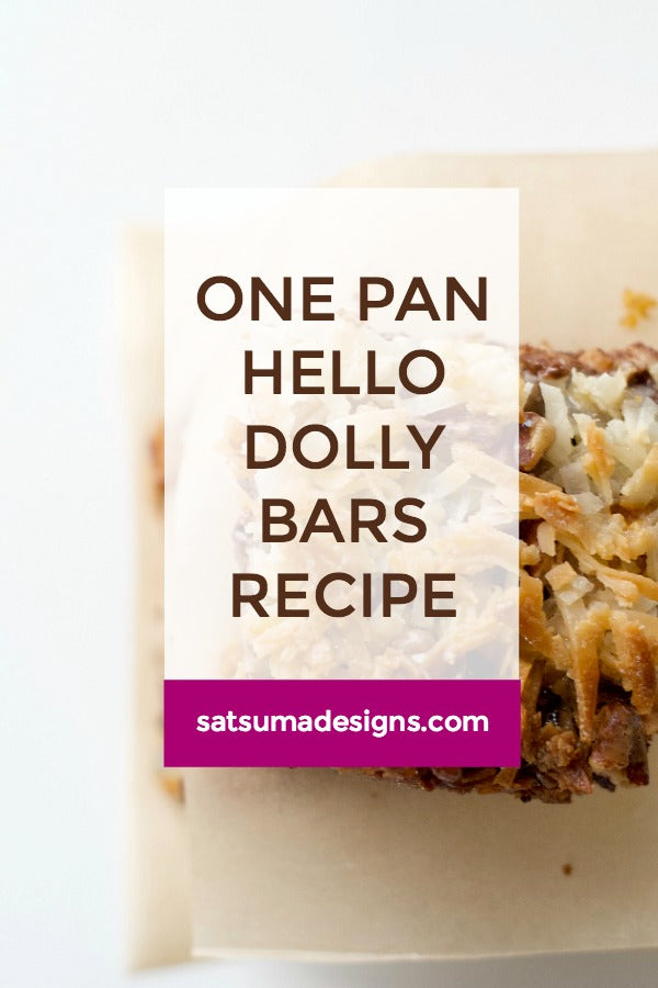 One Pan Hello Dolly Bars Recipe