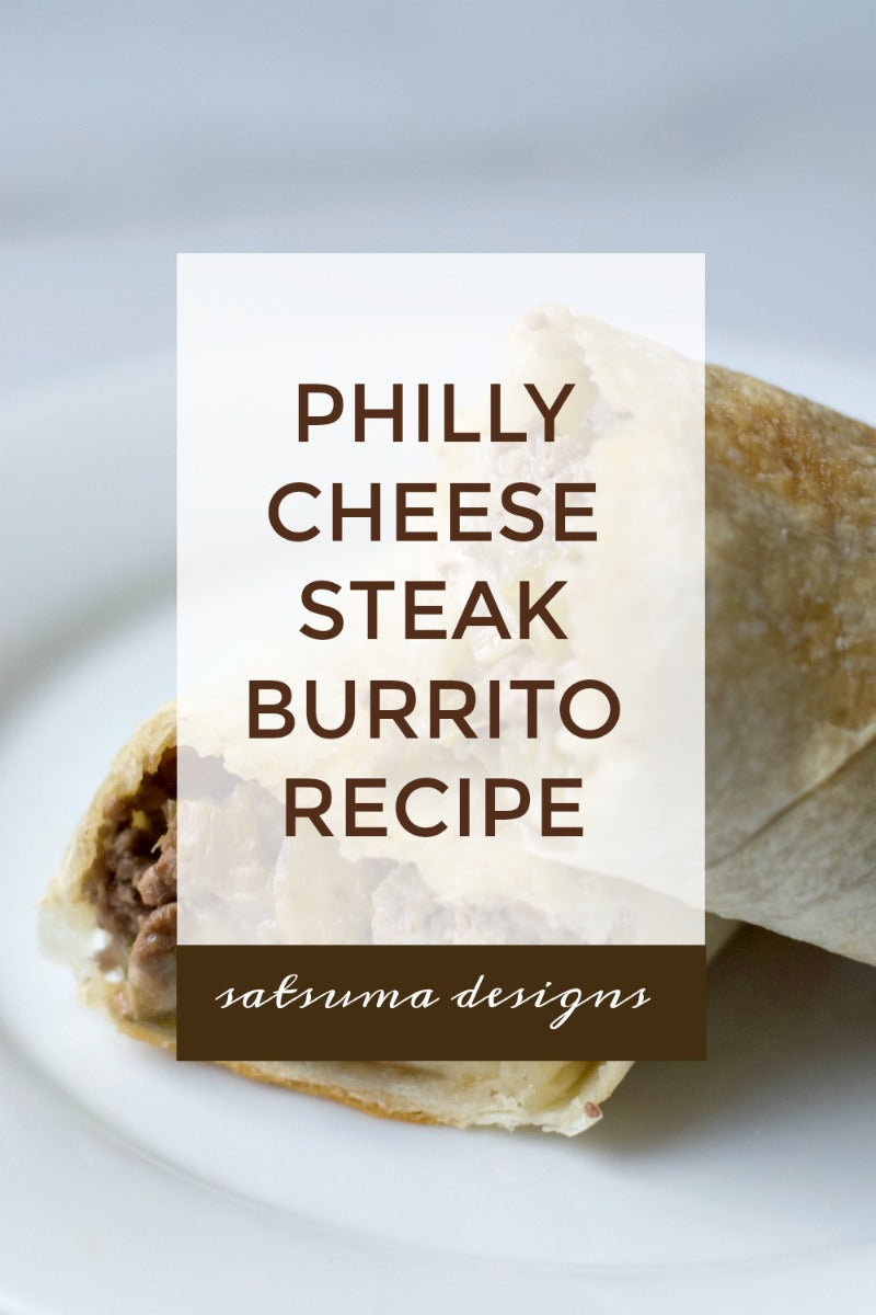 Philly Cheesesteak Burrito Recipe