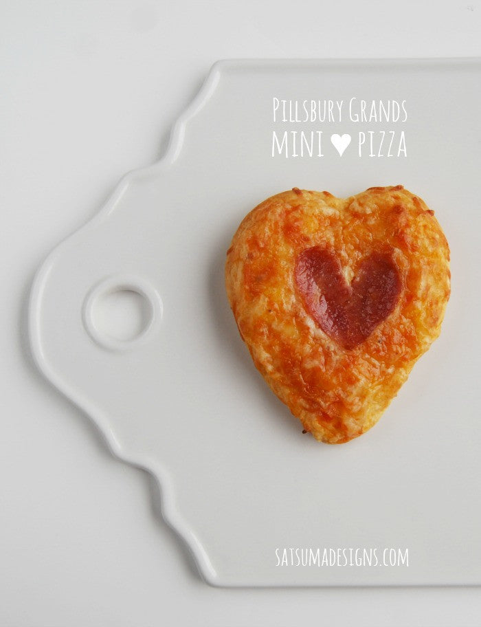 Mini Heart Pizza Recipe