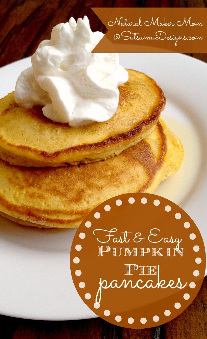 Easy Pumpkin Pie Pancakes