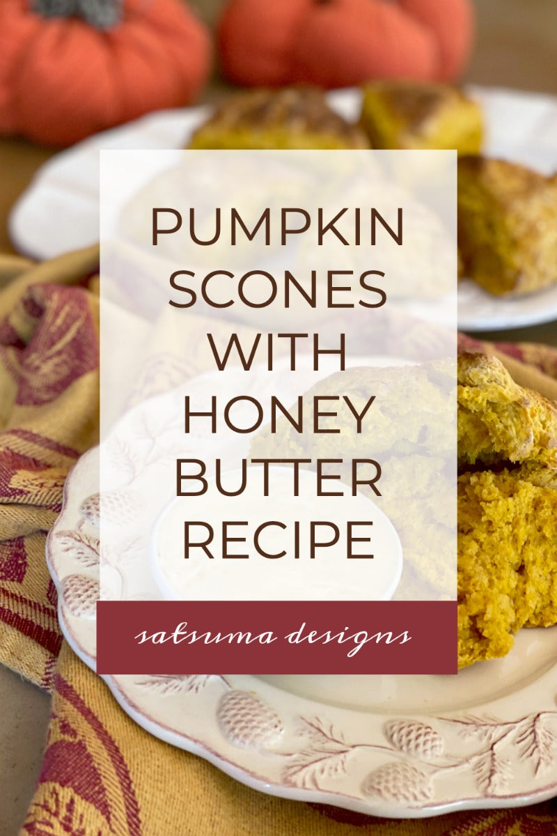 Pumpkin Scones with Honey Butter Recipe