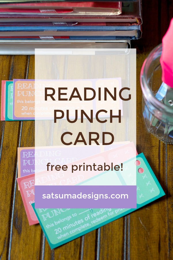 Reading Punch Card Printable