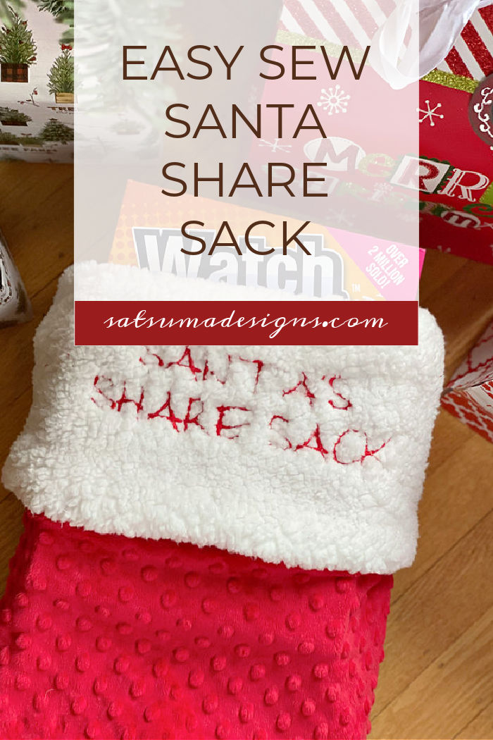 DIY Santa Share Sack | Help Kids Learn to Give and Receive