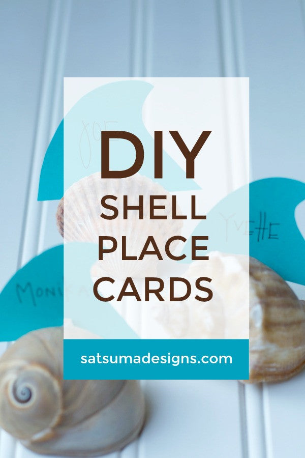 DIY Shell Place Cards