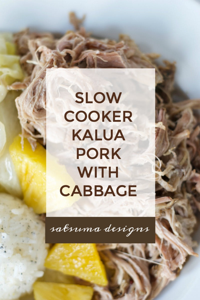 Slow Cooker Kalua Pork with Cabbage Recipe