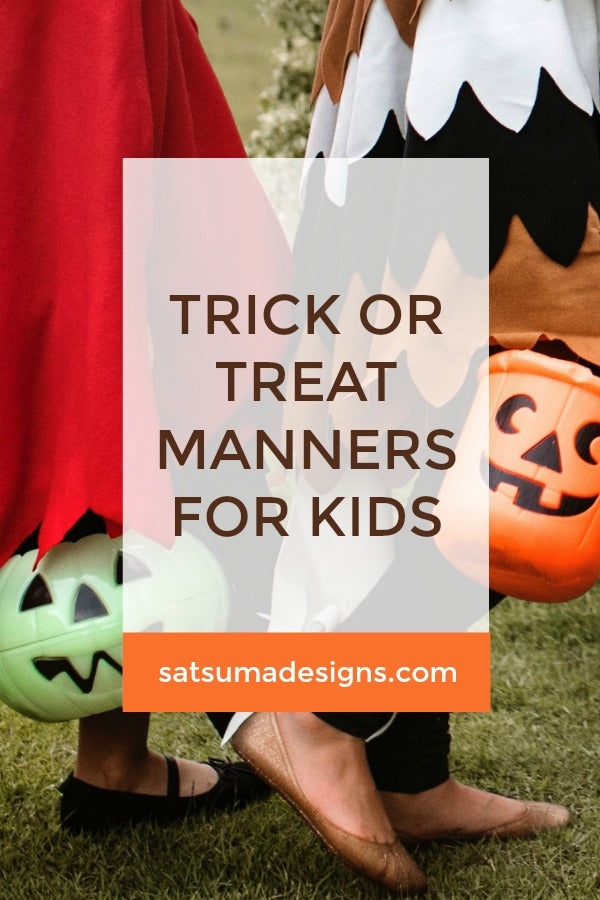Trick or Treat Manners for Kids