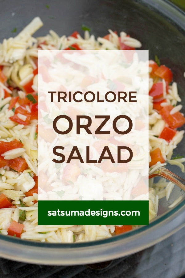 Tricolore Orzo Salad