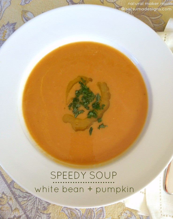 Vegan White Bean and Pumpkin Soup
