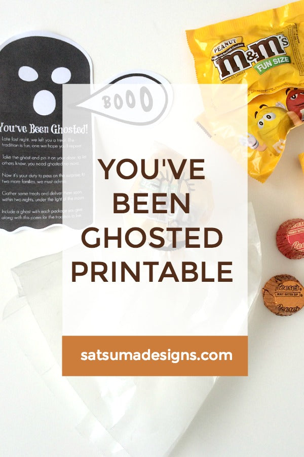 You've Been Ghosted Printable