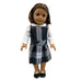 Plaid Jumper Set for 18" Doll