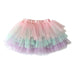 pink aqua and lavender tulle skirt for kids