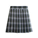 Custom sized knife pleated skirt in school plaid