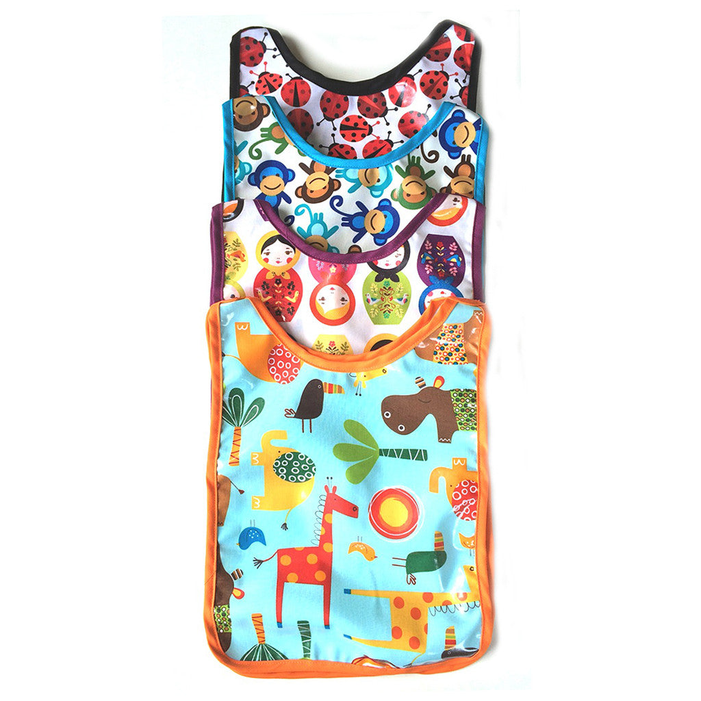 Kids Art Smock in waterproof laminated cotton that's easy to clean